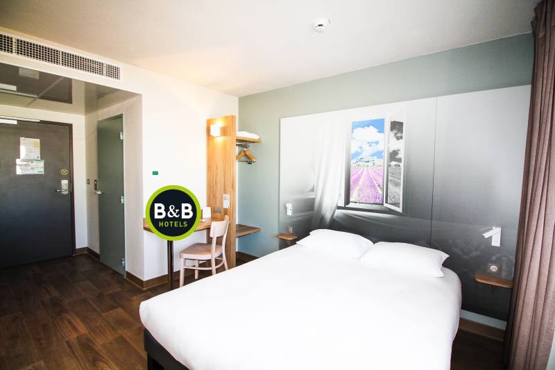 La chambre double standard de l'hôtel au meilleur prix à Montélimar, le B&B HOTEL Montélimar Sud